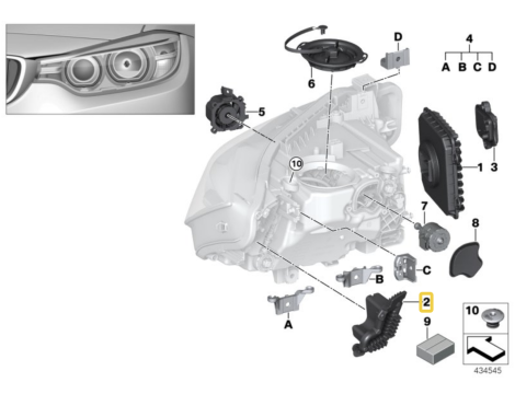 NOWY OE KIERUNKOWSKAZ MODUŁ LED PRAWA STRONA BMW 3 F30 F31 M3 LCI 63117419620 - 3